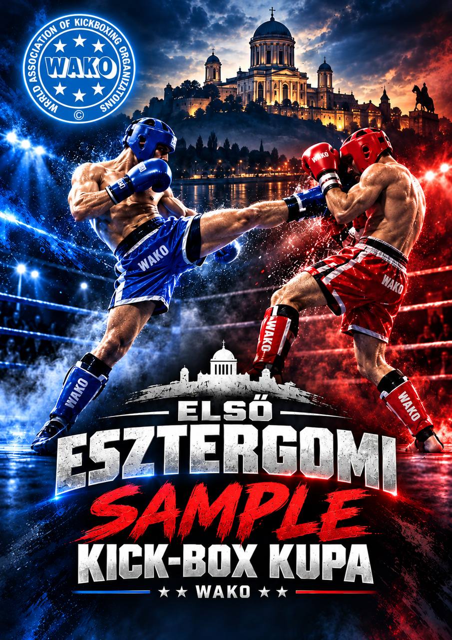 I. Esztergomi Sample Kick-Box Kupa: minta esemény plakát
